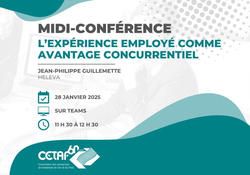 MIDI-CONFÉRENCE | L’expérience employé comme avantage concurrentiel