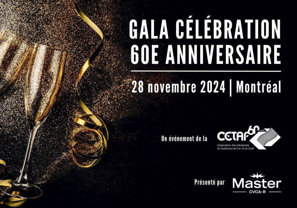 Gala Célébration 60e anniversaire : 28 novembre 2024 à Montréal