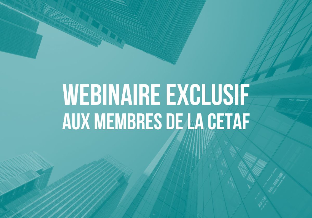 Pensez l’énergie autrement | Webinaire exclusif aux membres de la CETAF